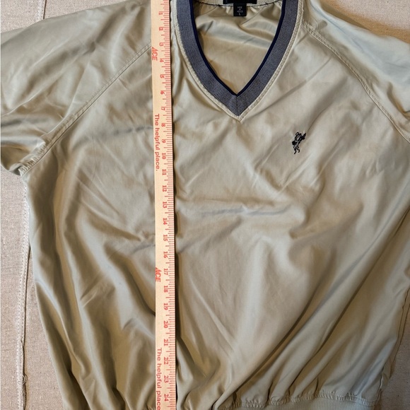 Vintage Ashworth Khaki and Navy V-Neck Pullover - Picture 6 of 9